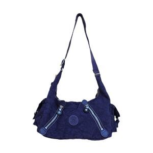 2000s grunge gyaru purple cargo kipling bag